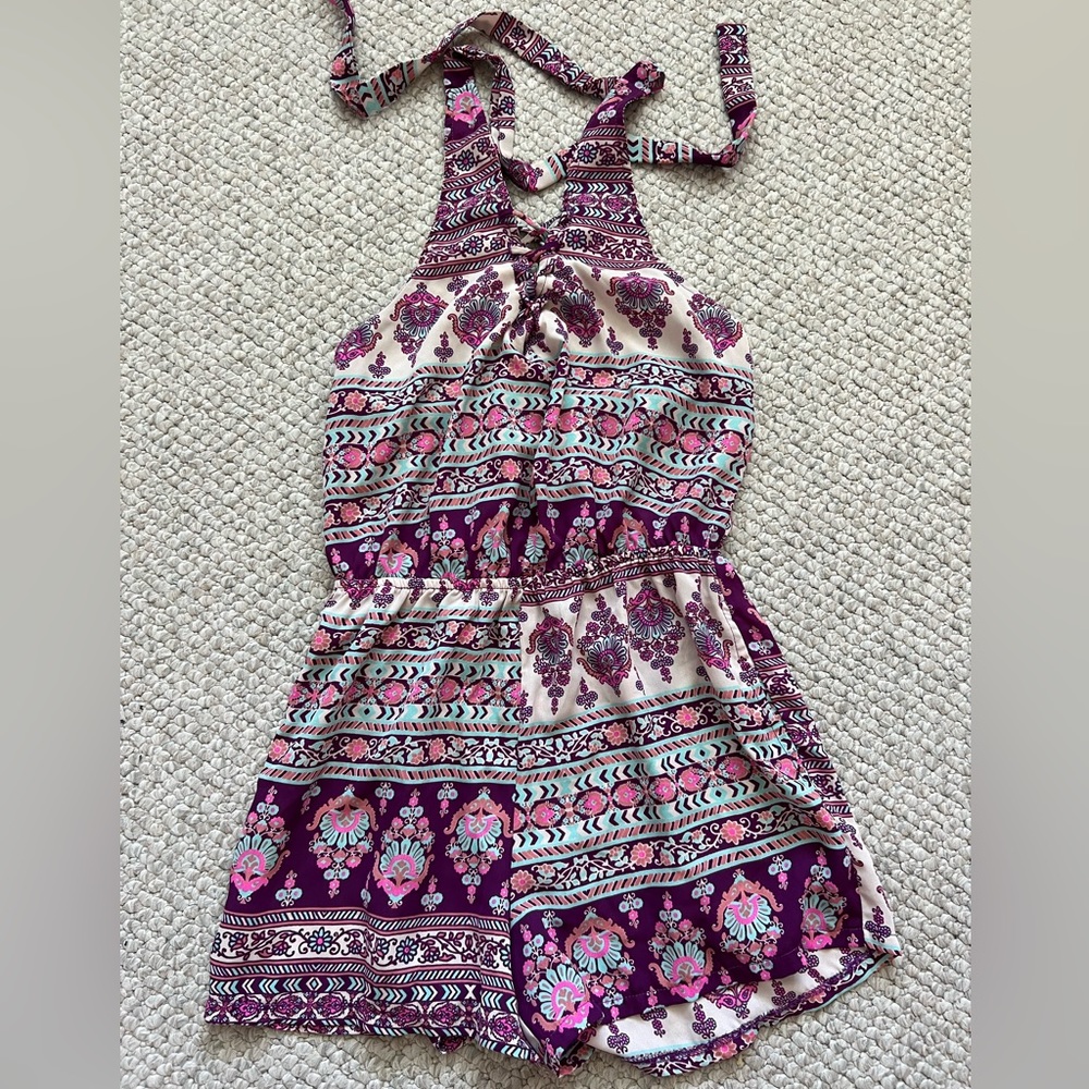 Halter top romper